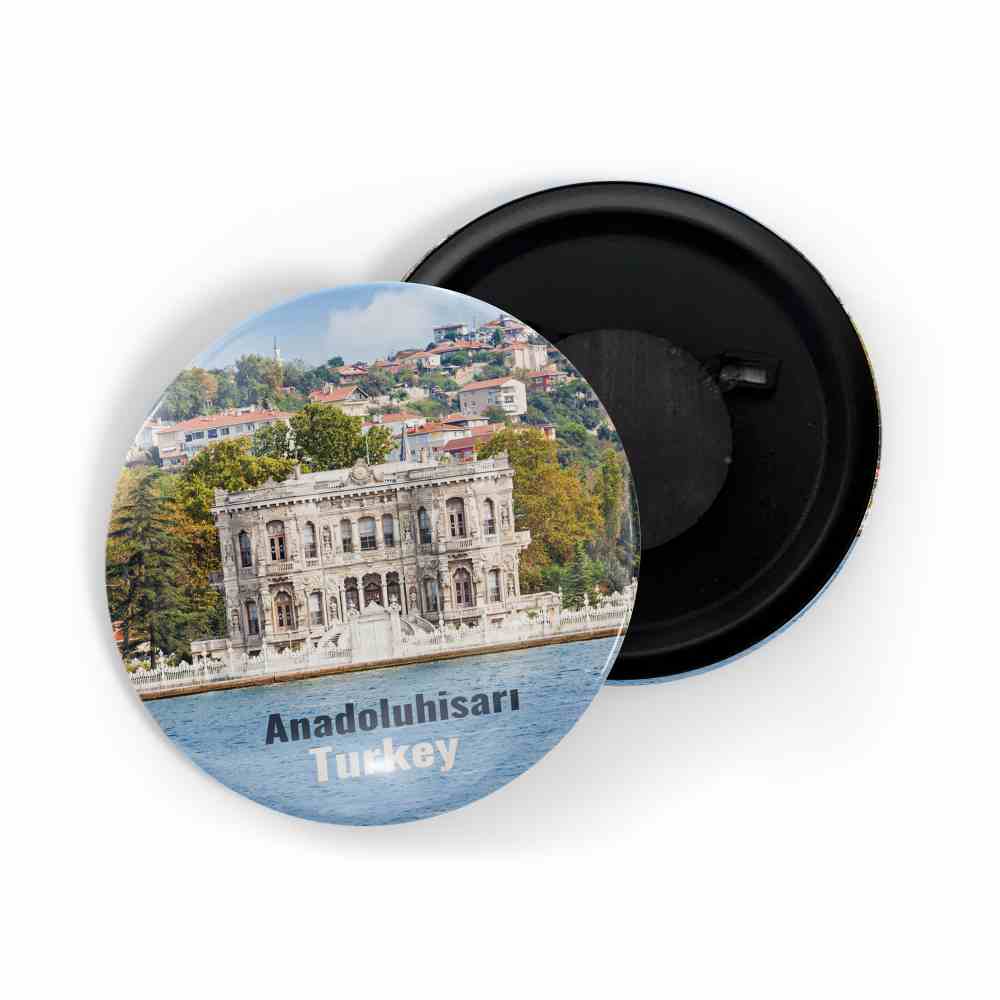 dhcrafts Fridge Magnet Multicolor Famous Tourist Place Anadoluhisari Turkey Glossy Finish Design Pack of 1